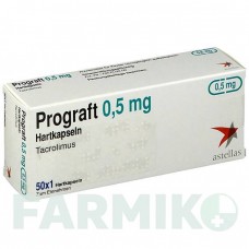 ПРОГРАФ (PROGRAF) 0,5 мг капсули 50 шт - Такролімус KOHLPHARMA
