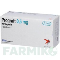 ПРОГРАФ (PROGRAF) 0,5 мг капсули 100 шт - Такролімус KOHLPHARMA
