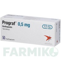ПРОГРАФ (PROGRAF) 0,5 мг капсули 50 шт - Такролімус ORIFARM