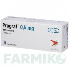 ПРОГРАФ (PROGRAF) 0,5 мг капсули 50 шт - Такролімус ORIFARM