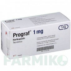 ПРОГРАФ (PROGRAF) 1 мг капсули 100 шт - Такролімус 1 0 1 CAREFARM
