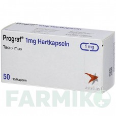 ПРОГРАФ (PROGRAF) 1 мг капсули 50 шт - Такролімус ABACUS MEDICINE