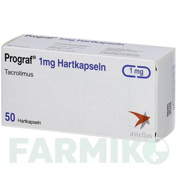ПРОГРАФ (PROGRAF) 1 мг капсулы 50 шт - Такролимус ABACUS MEDICINE