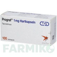 ПРОГРАФ (PROGRAF) 1 мг капсулы 100 шт - Такролимус ABACUS MEDICINE