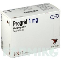 ПРОГРАФ (PROGRAF) 1 мг капсули 100 шт - Такролімус ALLOMEDIC