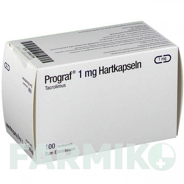 ПРОГРАФ (PROGRAF) 1 мг капсули 90 шт - Такролімус AXICORP PHARMA
