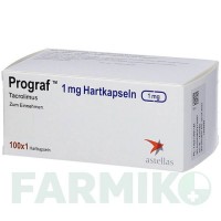 ПРОГРАФ (PROGRAF) 1 мг капсулы 100 шт - Такролимус DOCPHARM