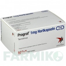 ПРОГРАФ (PROGRAF) 1 мг капсулы 100 шт - Такролимус MEDICOPHARM