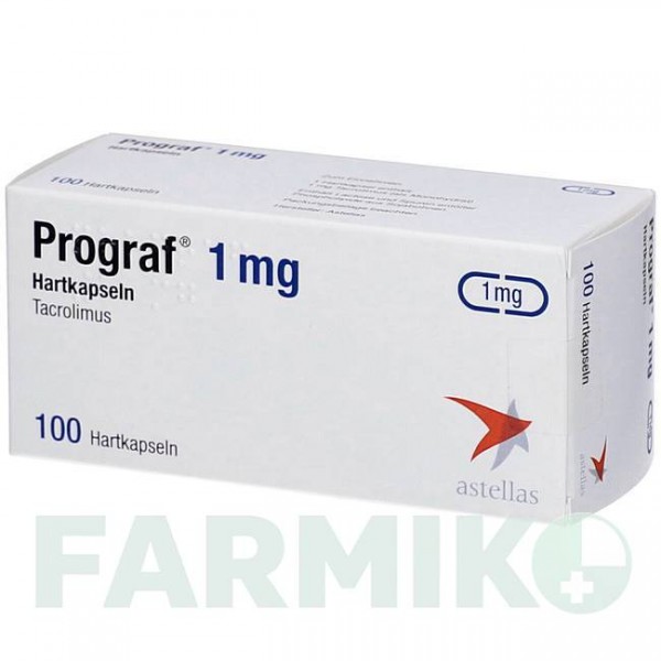 ПРОГРАФ (PROGRAF) 1 мг капсулы 90 шт - Такролимус ORIFARM