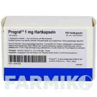 ПРОГРАФ (PROGRAF) 1 мг капсулы 100 шт - Такролимус PHARMA GERKE