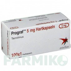 ПРОГРАФ (PROGRAF) 5 мг капсулы 30 шт - Такролимус ASTELLAS PHARMA