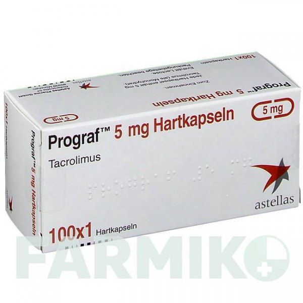 ПРОГРАФ (PROGRAF) 5 мг капсулы 30 шт - Такролимус ASTELLAS PHARMA