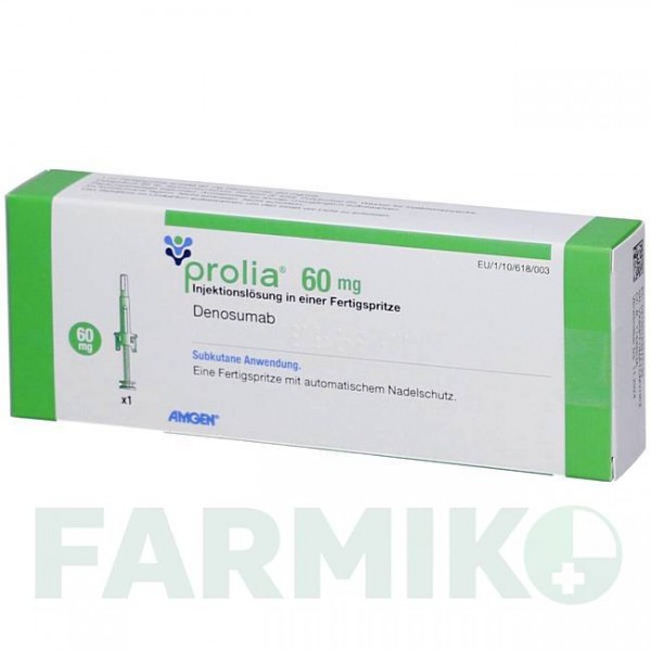 ПРОЛИА (PROLIA) 60 мг шприци 1 шт - Деносумаб 1 0 1 CAREFARM