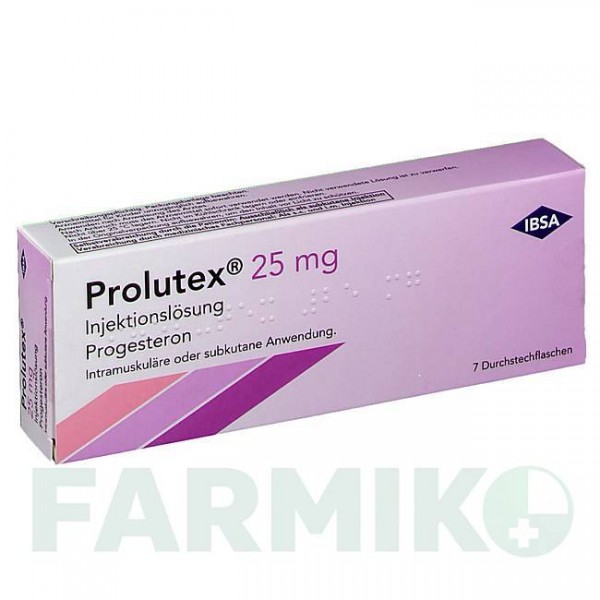 ПРОЛЮТЕКС (PROLUTEX) 25 мг раствор 7 шт - Прогестерон MARCKYRL PHARMA