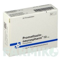 ПРОМЕТАЗИН (PROMETHAZIN) 10 мг таблетки 20 шт - Прометазин NEURAXPHARM