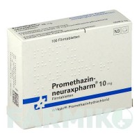 ПРОМЕТАЗИН (PROMETHAZIN) 10 мг таблетки 100 шт - Прометазин NEURAXPHARM