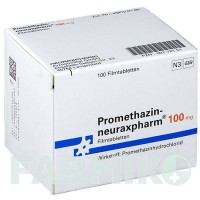 ПРОМЕТАЗИН (PROMETHAZIN) 100 мг таблетки 100 шт - Прометазин NEURAXPHARM