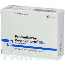 ПРОМЕТАЗИН (PROMETHAZIN) 50 мг таблетки 50 шт - Прометазин NEURAXPHARM