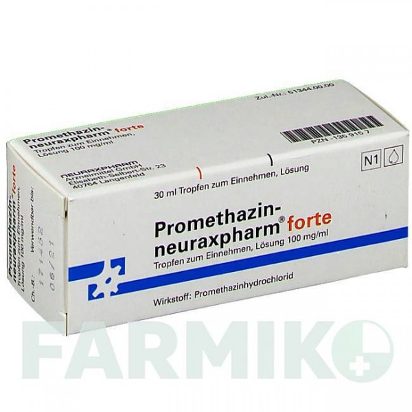 ПРОМЕТАЗИН (PROMETHAZIN) капли 30 мл - Прометазин NEURAXPHARM