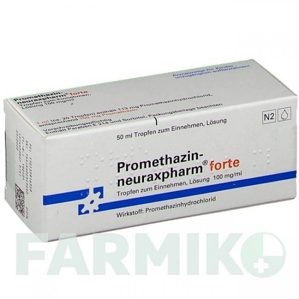 ПРОМЕТАЗИН (PROMETHAZIN) капли 50 мл - Прометазин NEURAXPHARM