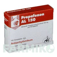 ПРОПАФЕНОН (PROPAFENON) 150 таблетки 100 шт - Пропафенон ALIUD PHARMA