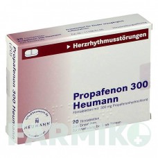 ПРОПАФЕНОН (PROPAFENON) 300 таблетки 20 шт - Пропафенон HEUMANN PHARMA