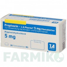 ПРОПІВЕРИН (PROPIVERIN) 5 мг таблетки 28 шт - Пропіверин 1 A PHARMA