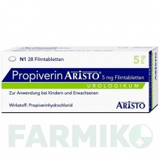 ПРОПИВЕРИН (PROPIVERIN) 5 мг таблетки 28 шт - Пропиверин ARISTO PHARMA
