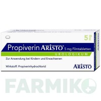 ПРОПІВЕРИН (PROPIVERIN) 5 мг таблетки 98 шт - Пропіверин ARISTO PHARMA