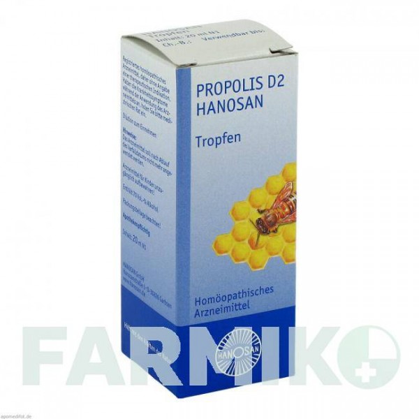 ПРОПОЛИС (PROPOLIS) D 2 раствор 20 мл - Гомеопатия HANOSAN