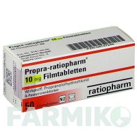 ПРОПРА (PROPRA) 10 мг таблетки 50 шт - Пропранолол RATIOPHARM