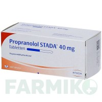 ПРОПРАНОЛОЛ (PROPRANOLOL) 40 мг таблетки 100 шт - Пропранолол STADAPHARM