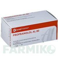 ПРОПРАНОЛОЛ (PROPRANOLOL) 80 таблетки 100 шт - Пропранолол ALIUD PHARMA