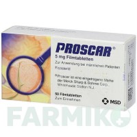ПРОСКАР (PROSCAR) 5 мг таблетки 100 шт - Фінастерид KOHLPHARMA