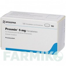 ПРОСМІН (PROSMIN) 5 мг таблетки 100 шт - Фінастерид APOGEPHA