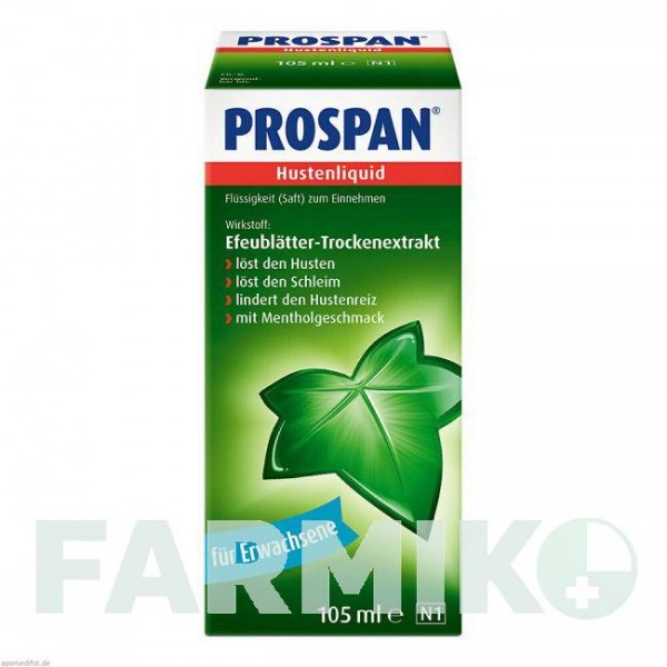 ПРОСПАН (PROSPAN) рідина 105 мл - Листя плюща ENGELHARD