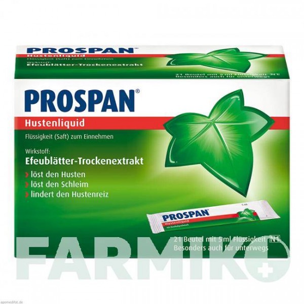 ПРОСПАН (PROSPAN) жидкость 21x5 мл - Листья плюща ENGELHARD
