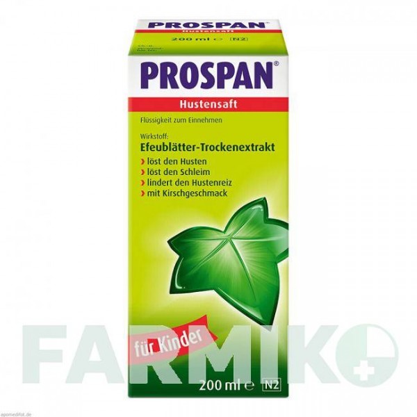 ПРОСПАН (PROSPAN) рідина 200 мл - Листя плюща ENGELHARD