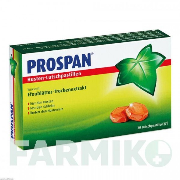 ПРОСПАН (PROSPAN) пастилки 20 шт - Листья плюща ENGELHARD