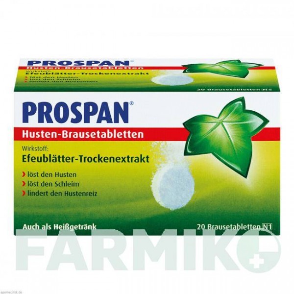 ПРОСПАН (PROSPAN) таблетки 20 шт - Листя плюща ENGELHARD