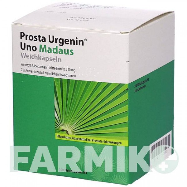 ПРОСТА УРГЕНИН (PROSTA URGENIN) капсулы 200 шт - Плоды серенои ползучей MEDA PHARMA