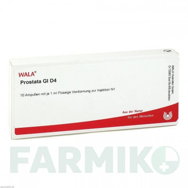 ПРОСТАТА (PROSTATA) D 4 ампули 10x1 мл - Гомеопатія WALA HEILMITTEL