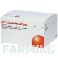 ПРОСТАВАЗИН (PROSTAVASIN) 20 мкг порошок 15 шт - Алпростадил ACA MULLER-ADAG PHARMA