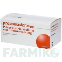 ПРОСТАВАЗИН (PROSTAVASIN) 20 мкг порошок 30 шт - Алпростадил AXICORP PHARMA
