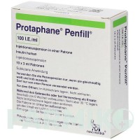 ПРОТАФАН (PROTAPHANE) 100 МО/мл суспензія 10x3 мл - Інсулін (людський) KOHLPHARMA