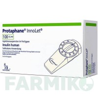 ПРОТАФАН (PROTAPHANE) 100 МО/мл суспензія 5x3 мл - Інсулін (людський) NOVO NORDISK