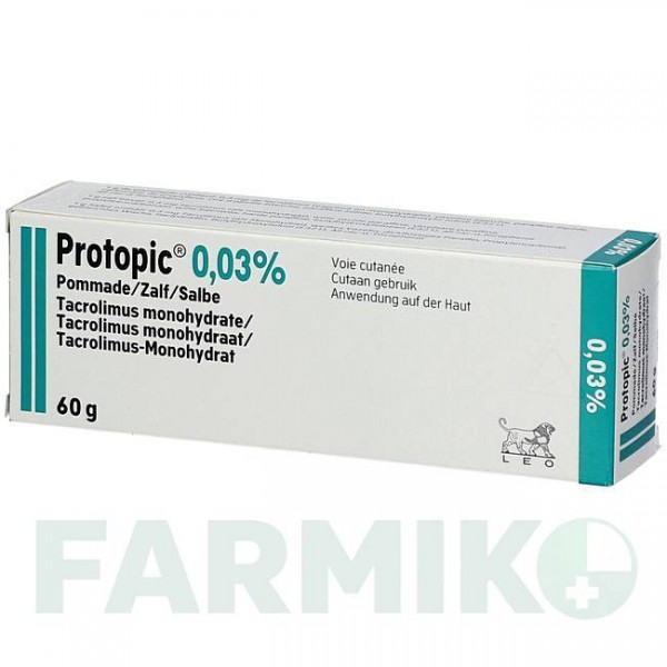 ПРОТОПИК (PROTOPIC) 0,03% мазь 60 г - Такролимус AXICORP PHARMA