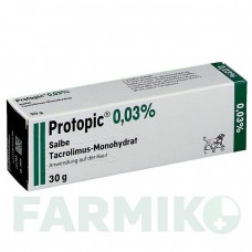 ПРОТОПІК (PROTOPIC) 0,03% мазь 30 г - Такролімус LEO PHARMA
