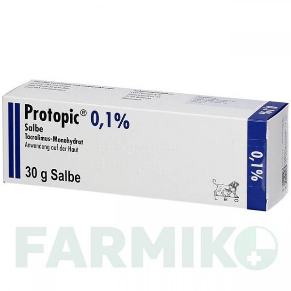 ПРОТОПИК (PROTOPIC) 0,1% мазь 30 г - Такролимус AXICORP PHARMA
