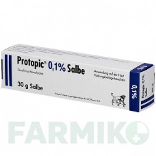 ПРОТОПІК (PROTOPIC) 0,1% мазь 30 г - Такролімус EMRA-MED